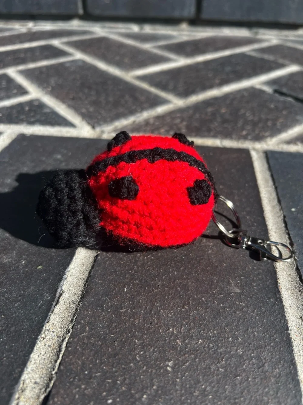 3/$20 Hand Crocheted Lucky Little Ladybug Keychain! - Picture 11 of 16